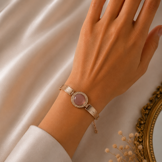 Bracelet Rose Élégance – Charme Intemporel