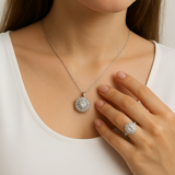 Parure en Argent et Zirconium Parure en Argent et Zirconium
