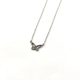 Collier Papillon Minimaliste en Acier Inoxydable Collier Papillon Minimaliste en Acier Inoxydable