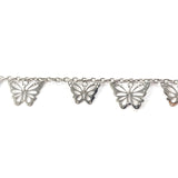 Gourmette Papillons en Acier Inoxydable Gourmette Papillons en Acier Inoxydable