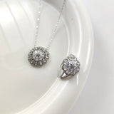 Parure en Argent et Zirconium Parure en Argent et Zirconium
