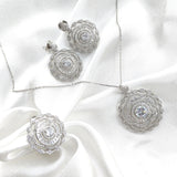 Parure élégante en argent et zircon Parure élégante en argent et zircon