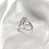 Bague en acier inoxydable papillons ajourés – Élégance et légèreté Bague en acier inoxydable papillons ajourés – Élégance et légèreté