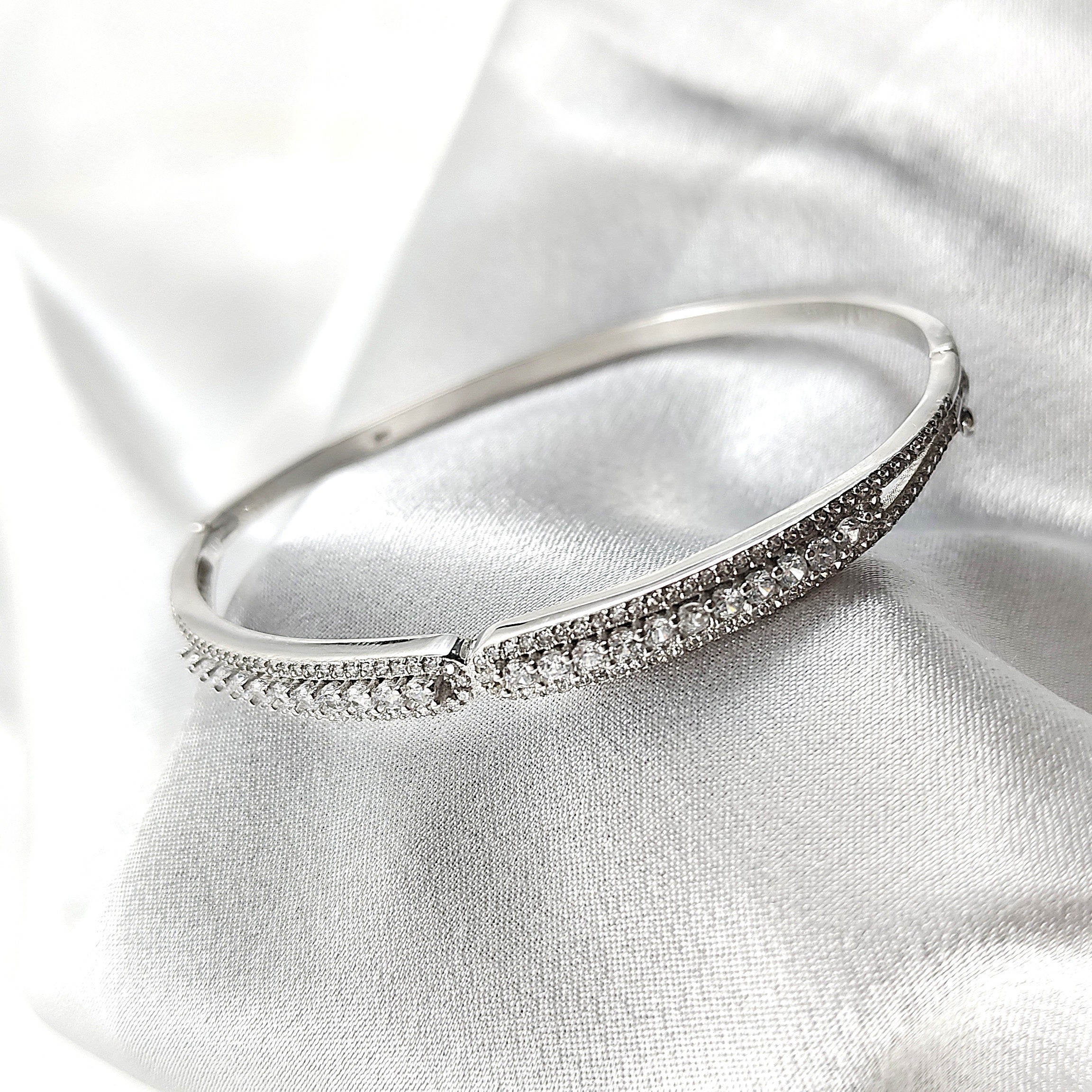 Bracelet Argent Minimaliste au Double Éclat Bracelet Argent Minimaliste au Double Éclat