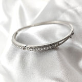 Bracelet Argent Minimaliste au Double Éclat Bracelet Argent Minimaliste au Double Éclat