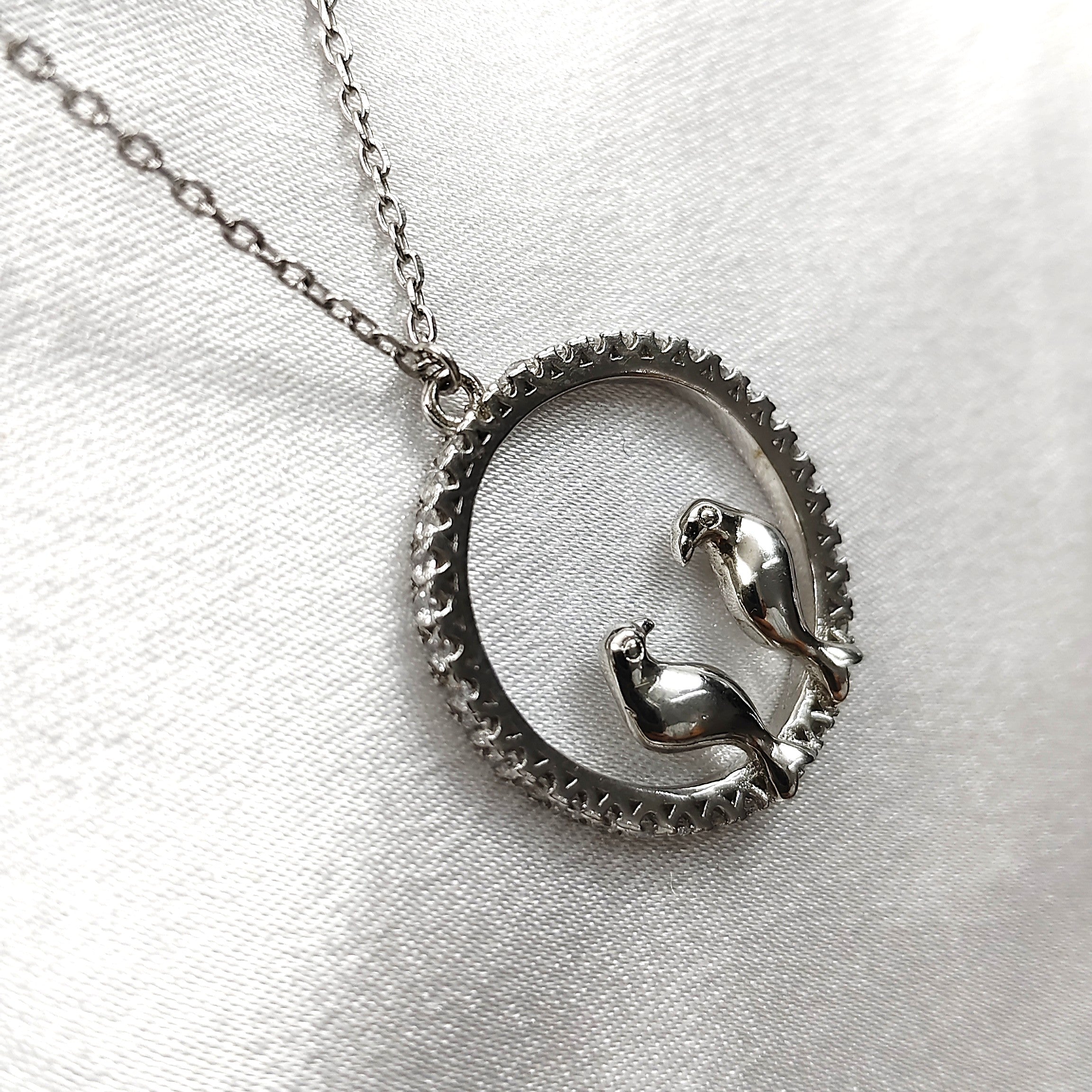 Collier “Amour d’Oiseaux” en Argent Collier “Amour d’Oiseaux” en Argent
