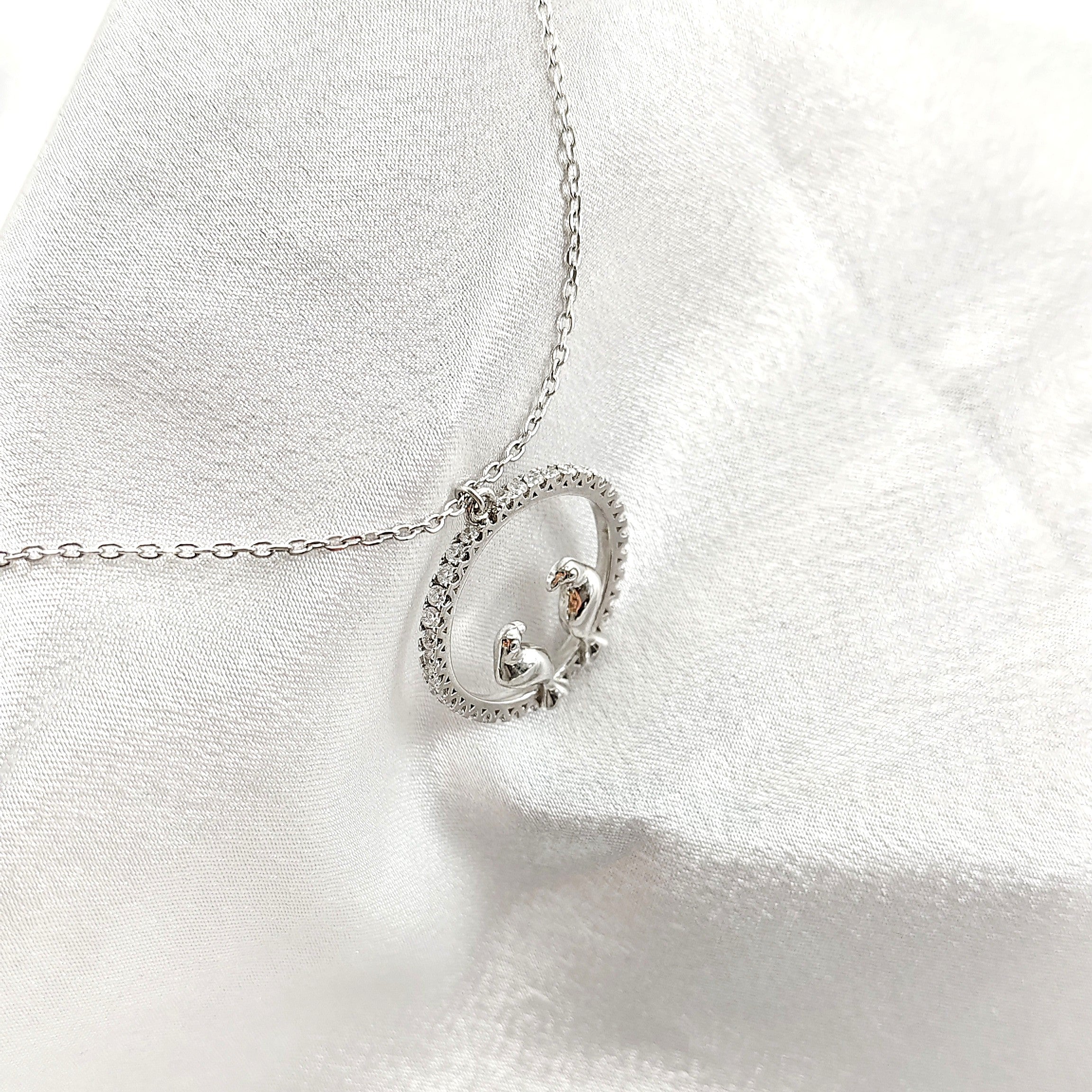 Collier “Amour d’Oiseaux” en Argent Collier “Amour d’Oiseaux” en Argent