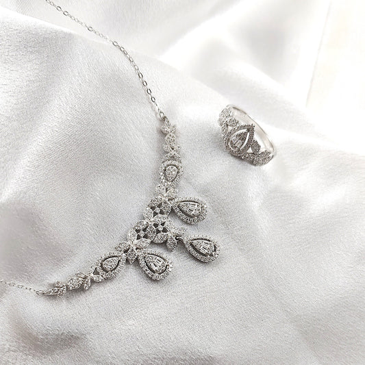 Parure Élégance Royale en Argent