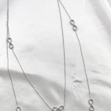 Chaîne en Argent – Motif Infini Sertis Chaîne en Argent – Motif Infini Sertis