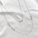 Chaîne en Argent – Motif Infini Sertis Chaîne en Argent – Motif Infini Sertis
