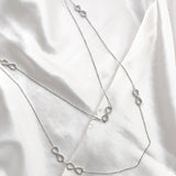 Chaîne en Argent – Motif Infini Sertis Chaîne en Argent – Motif Infini Sertis