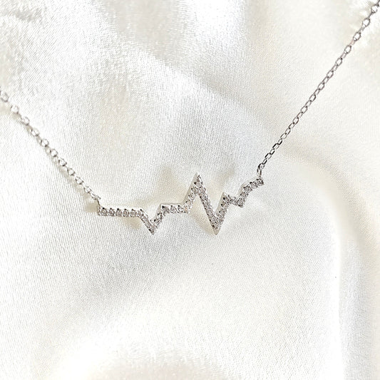 Collier “Battement de Vie” en Argent