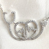 Collier “Cœur Médical” en Argent Collier “Cœur Médical” en Argent