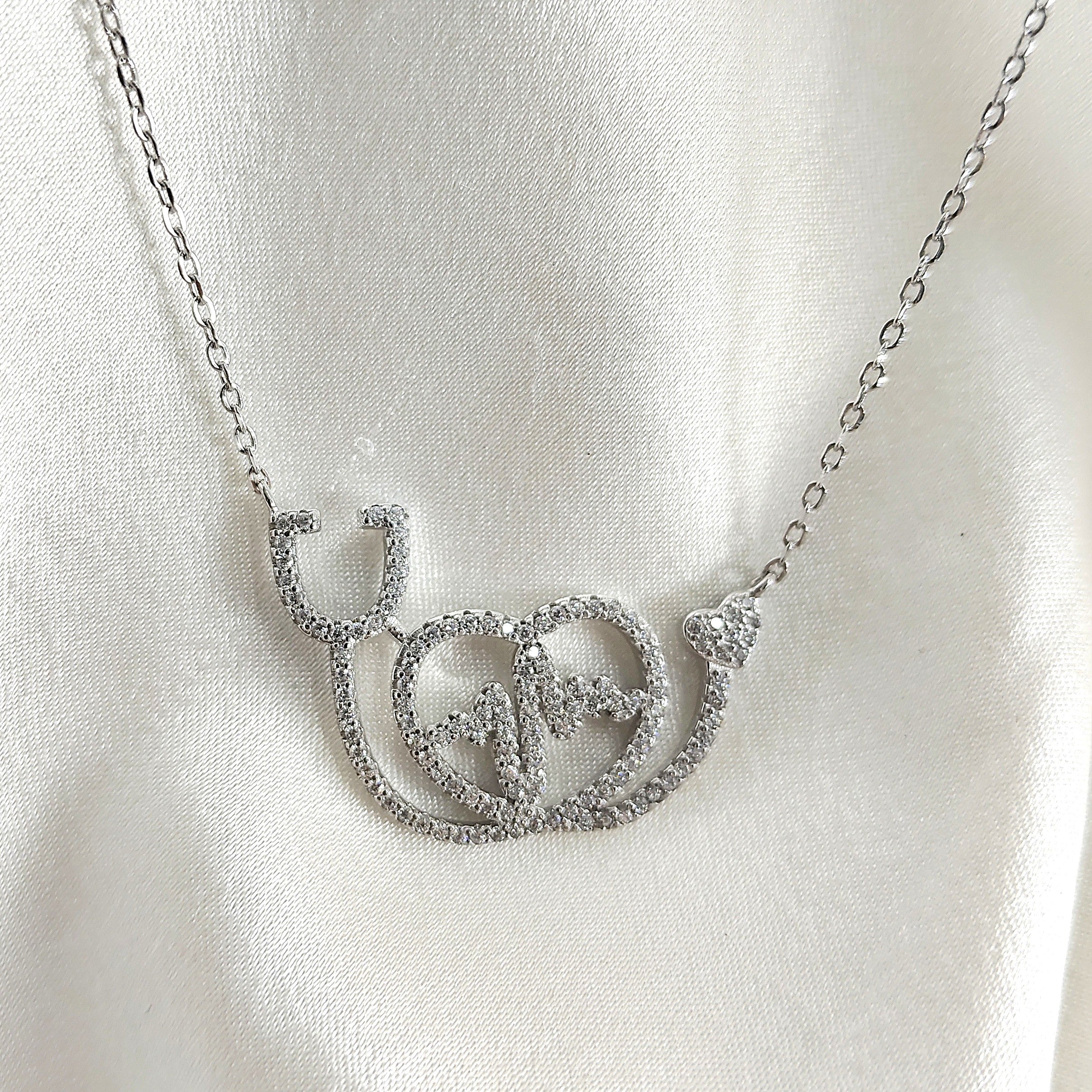 Collier “Cœur Médical” en Argent Collier “Cœur Médical” en Argent