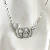 Collier “Cœur Médical” en Argent Collier “Cœur Médical” en Argent