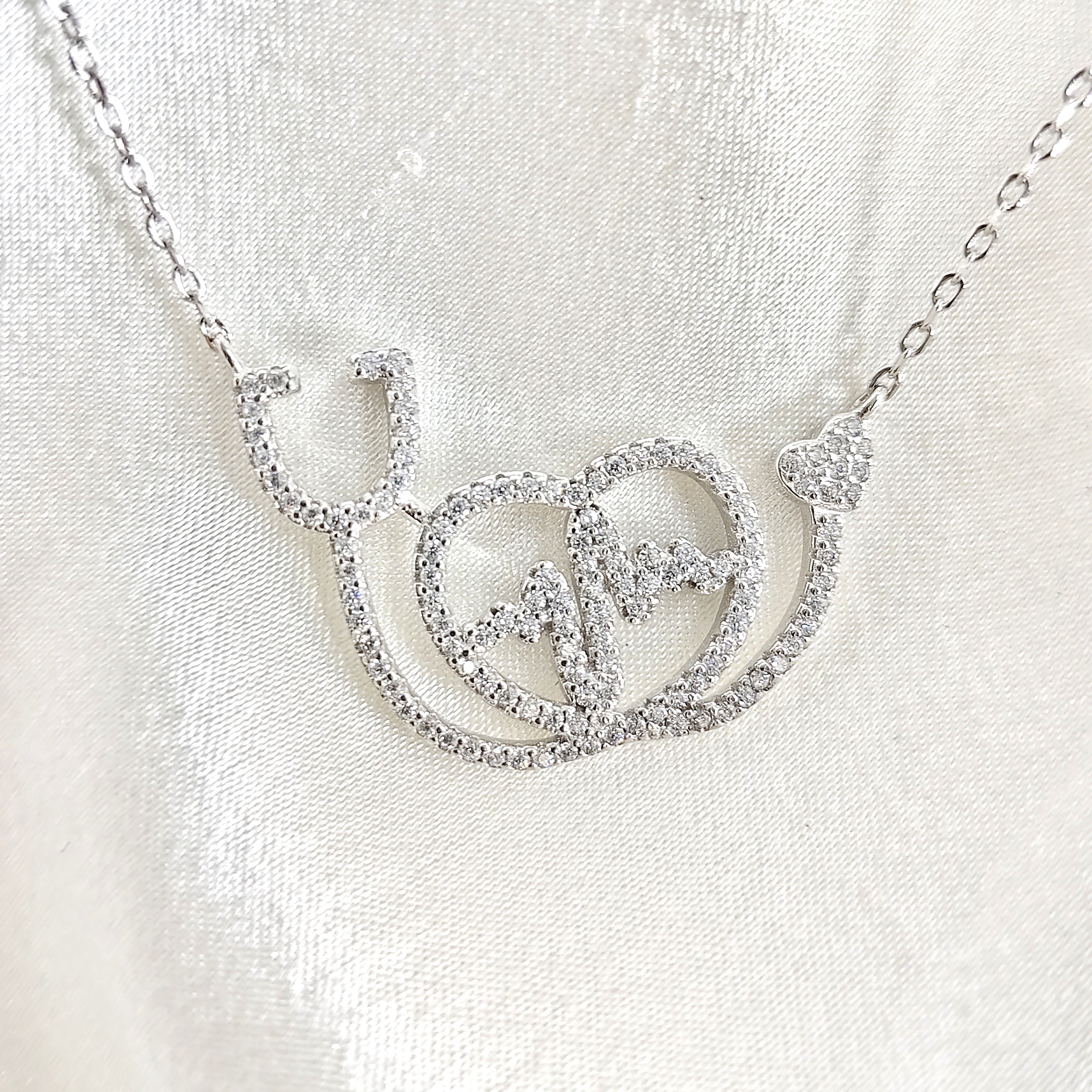 Collier “Cœur Médical” en Argent Collier “Cœur Médical” en Argent