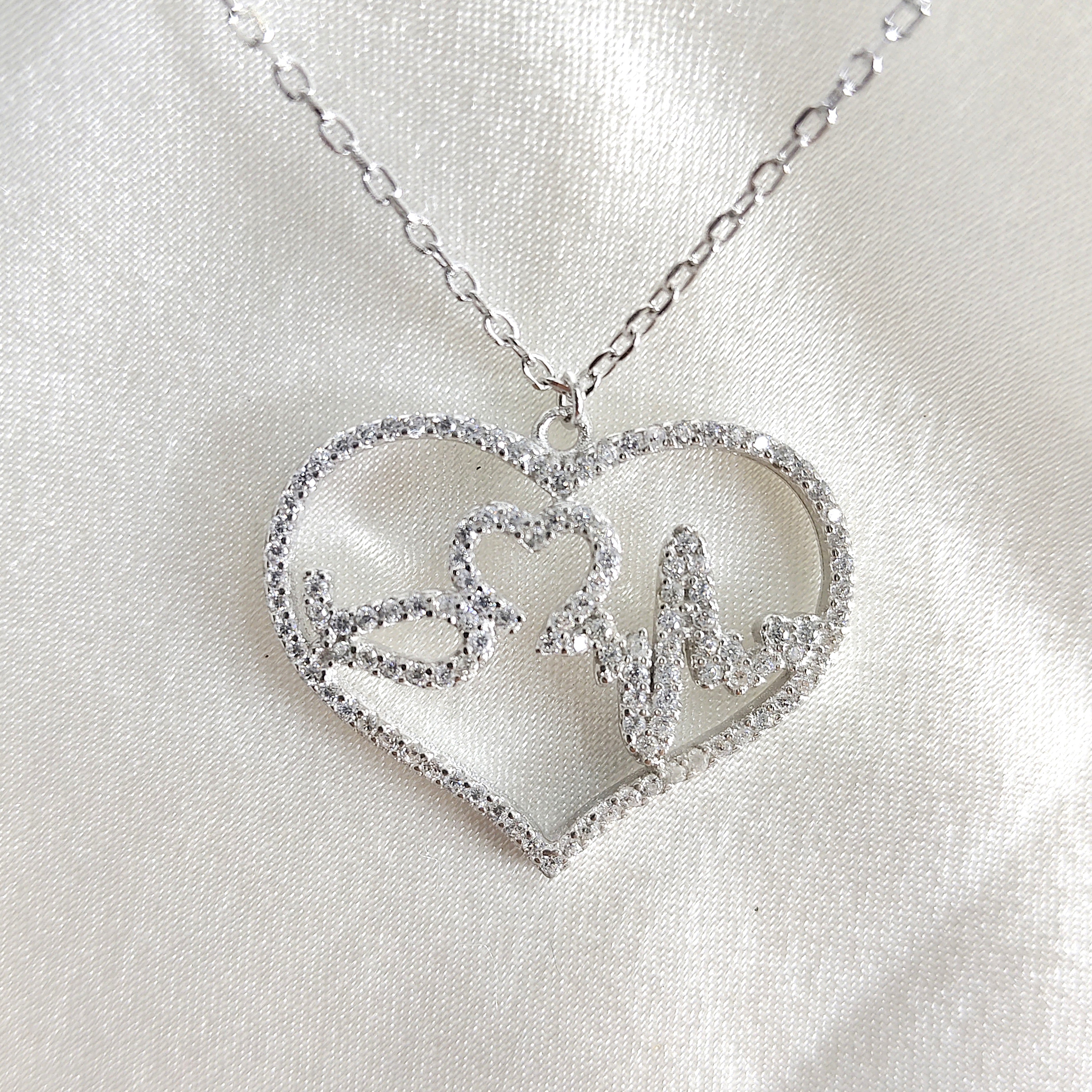 Collier “Cœur Battement d’Amour” en Argent Collier “Cœur Battement d’Amour” en Argent