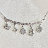 Collier “Charms Étincelants” en Argent Collier “Charms Étincelants” en Argent