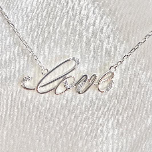 Collier “Love Éternel” en Argent