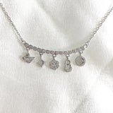 Collier “Charms Étincelants” en Argent Collier “Charms Étincelants” en Argent