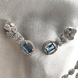Parure Royale en Argent avec Pierres Bleues Parure Royale en Argent avec Pierres Bleues