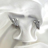 Boucles d’Oreilles “Éclat Couronne” en Argent Boucles d’Oreilles “Éclat Couronne” en Argent