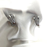 Boucles d’Oreilles “Éclat Couronne” en Argent Boucles d’Oreilles “Éclat Couronne” en Argent