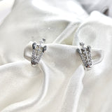 Boucles d’Oreilles “Éclat Couronne” en Argent Boucles d’Oreilles “Éclat Couronne” en Argent