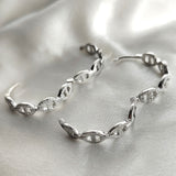 Boucles d’Oreilles “Élégante” en Argent Boucles d’Oreilles “Élégante” en Argent