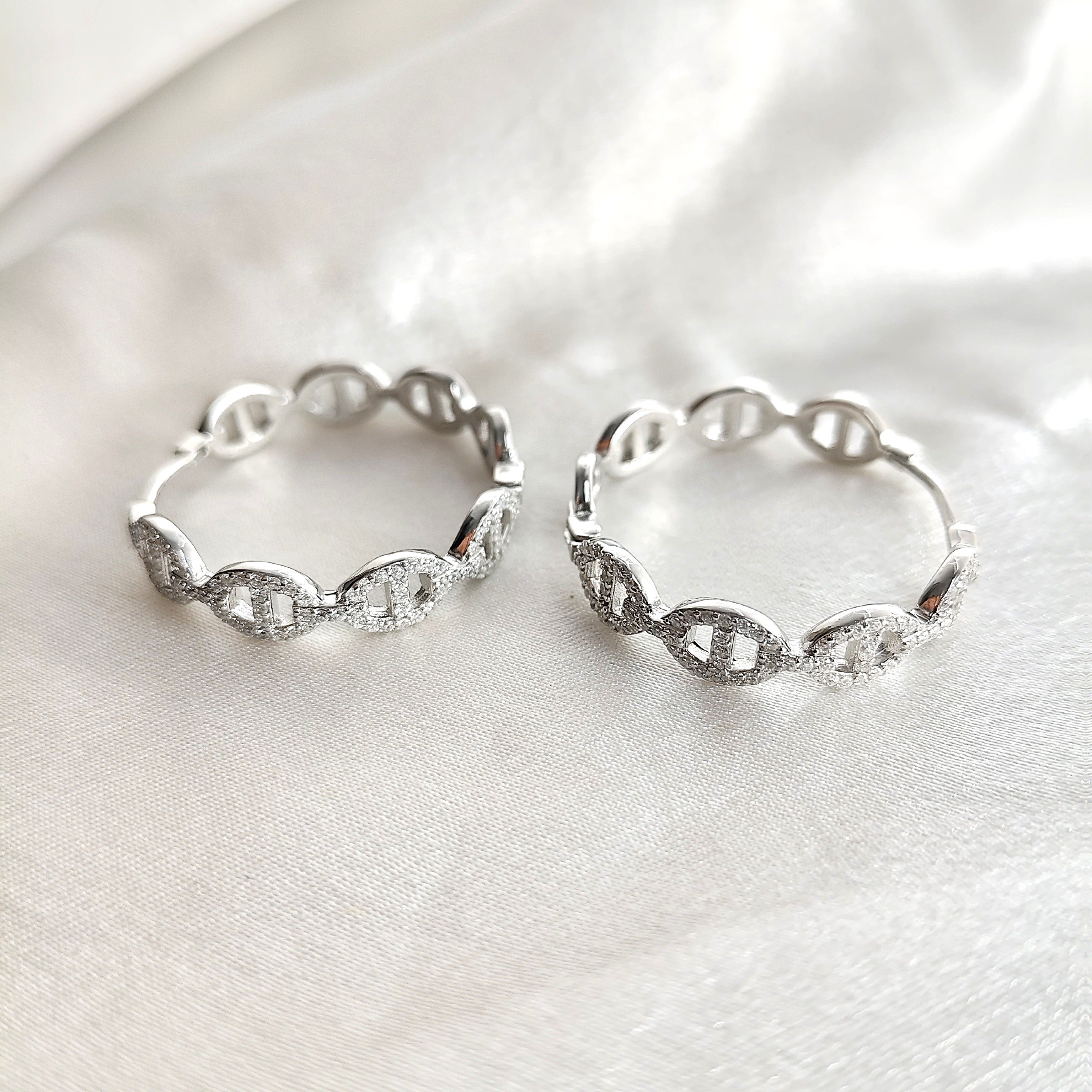 Boucles d’Oreilles “Élégante” en Argent Boucles d’Oreilles “Élégante” en Argent