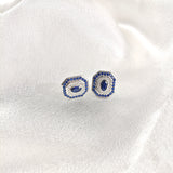 Boucles d’Oreilles “Élégance Saphir” en Argent Boucles d’Oreilles “Élégance Saphir” en Argent