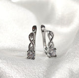 Boucles d’Oreilles “Élégance Infini” en Argent Boucles d’Oreilles “Élégance Infini” en Argent