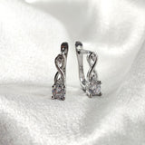 Boucles d’Oreilles “Élégance Infini” en Argent Boucles d’Oreilles “Élégance Infini” en Argent