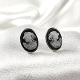 Boucles d’Oreilles “Camée Classique” en Argent Boucles d’Oreilles “Camée Classique” en Argent