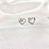 Boucles d’Oreilles “Cœur Papillon” en Argent Boucles d’Oreilles “Cœur Papillon” en Argent