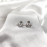 Boucles d’Oreilles “Petite Couronne” en Argent Boucles d’Oreilles “Petite Couronne” en Argent