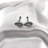 Boucles d’Oreilles “Œil Protecteur” en Argent et Oxydes Bleus Boucles d’Oreilles “Œil Protecteur” en Argent et Oxydes Bleus