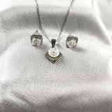 Parure “Fleur de Nacre” en Argent Parure “Fleur de Nacre” en Argent