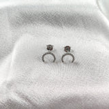 Boucles d’Oreilles “Croissant Scintillant” en Argent Boucles d’Oreilles “Croissant Scintillant” en Argent