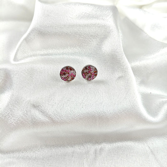 Boucles d’Oreilles “Éclats Colorés” en Argent