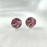 Boucles d’Oreilles “Éclats Colorés” en Argent Boucles d’Oreilles “Éclats Colorés” en Argent