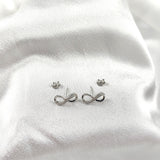 Boucles d’Oreilles “Symbole Infini” en Argent 925 Boucles d’Oreilles “Symbole Infini” en Argent 925