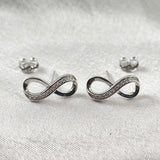 Boucles d’Oreilles “Symbole Infini” en Argent 925 Boucles d’Oreilles “Symbole Infini” en Argent 925