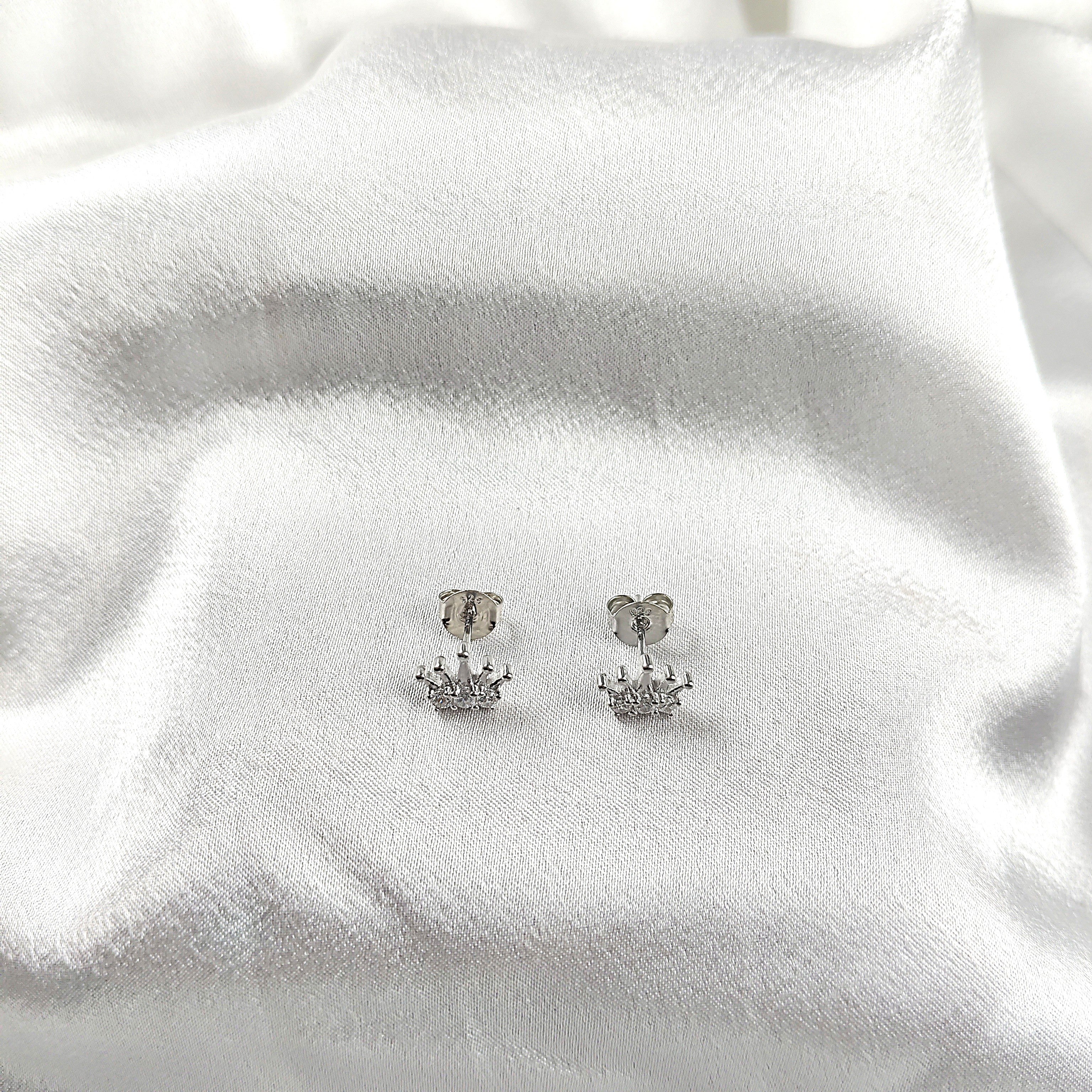 Boucles d’Oreilles Couronne en Argent 925 Boucles d’Oreilles Couronne en Argent 925