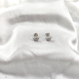 Boucles d’Oreilles Couronne en Argent 925 Boucles d’Oreilles Couronne en Argent 925
