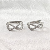 Boucles d’Oreilles Infini "Love" en Argent 925 Boucles d’Oreilles Infini "Love" en Argent 925
