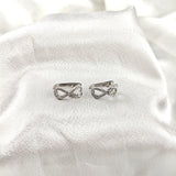 Boucles d’Oreilles Infini "Love" en Argent 925 Boucles d’Oreilles Infini "Love" en Argent 925