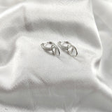 Boucles d’Oreilles Créoles Modernes en Argent 925 Boucles d’Oreilles Créoles Modernes en Argent 925