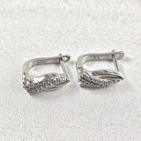 Boucles d’Oreilles Feuille Élégante en Argent 925 Boucles d’Oreilles Feuille Élégante en Argent 925