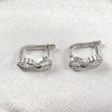 Boucles d’Oreilles Infini & Cœurs en Argent 925 Boucles d’Oreilles Infini & Cœurs en Argent 925